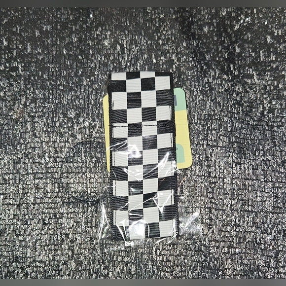 Lip Gloss/ Lip Balm/Lipstick Holder with Clip BNIB Black & White Checker… - Picture 3 of 7